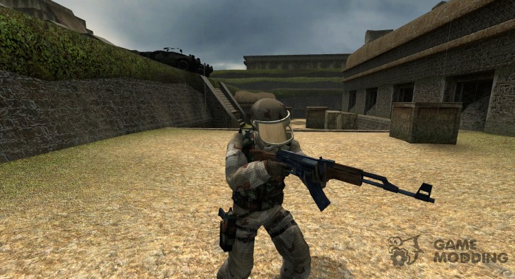 El sargento en el desierto ОГНЖ V2 para Counter-Strike Source