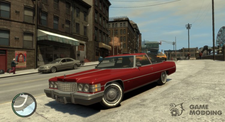 Cadillac Coupe De Ville 1974 (fixed) для GTA 4