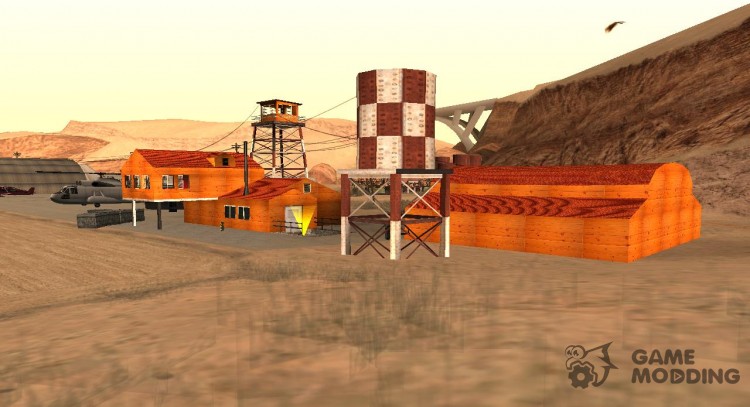Desert airport house-Retextured for GTA San Andreas