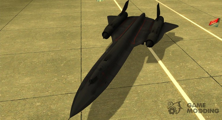 SR-71 Blackbird для GTA San Andreas