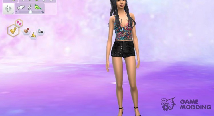 Mujeres pantalones cortos para Sims 4