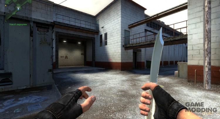 Слоновой кости охотничий нож для Counter-Strike Source