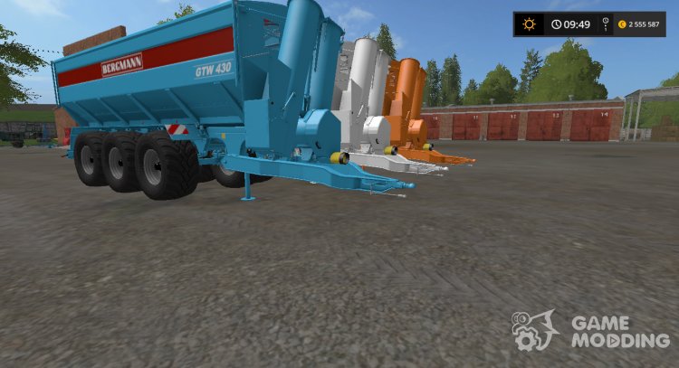 Bergmann GTW 430 v1.0 Multicolor para Farming Simulator 2017