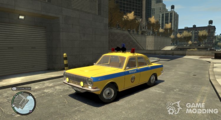 GAZ 24-01 Volga Police traffic police for GTA 4
