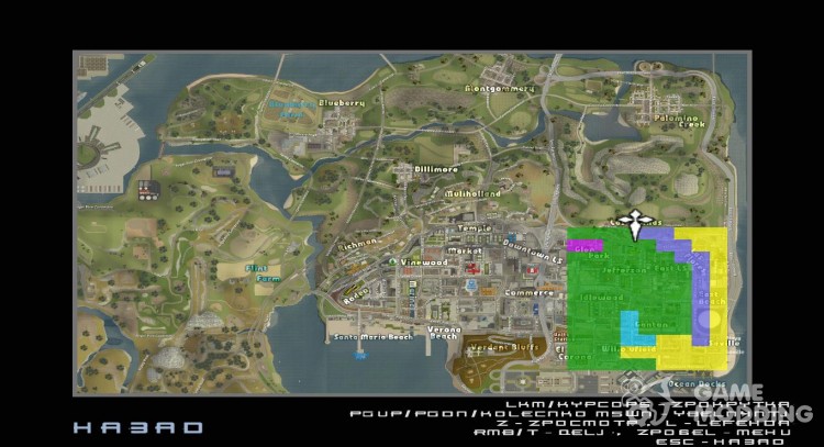 Diamond rp Карта для GTA San Andreas