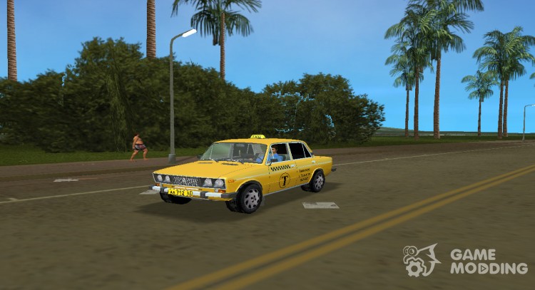 VAZ 2106 Taxi para GTA Vice City