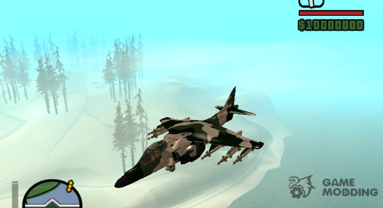 AV8B Harrier II de la Armada skin para GTA San Andreas
