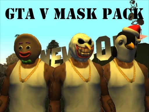 Pak máscaras de GTA V para GTA San Andreas