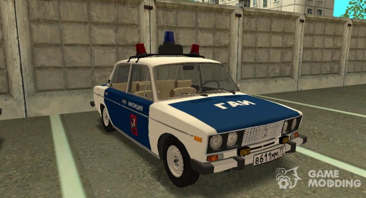 VAZ-2106 GAI / Policía para GTA San Andreas