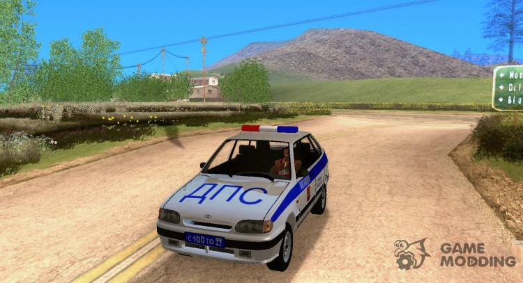 Los floreros 2114 la Policía para GTA San Andreas