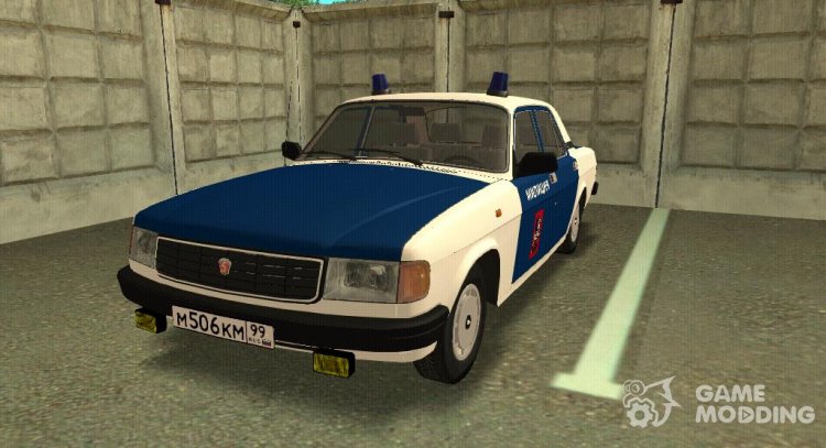 GAZ-31029 Moscow police of the 90s for GTA San Andreas