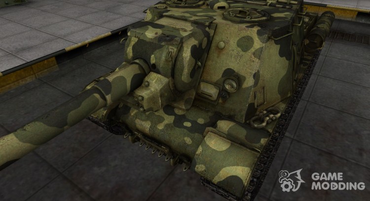 Skin for ISU-152 with camouflage for World Of Tanks