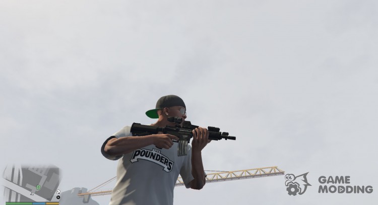 Tactical M4 with the acog site for GTA 5