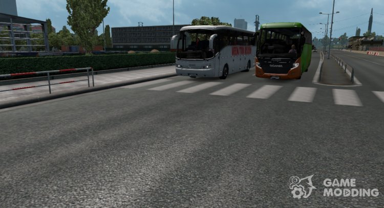 Bus Traffic Pack v10.5 for Euro Truck Simulator 2