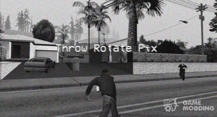 Throw Rotate Fix для GTA San Andreas