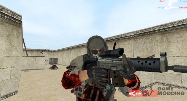 Simon Ghost Riley from COD MW2 для Counter-Strike Source