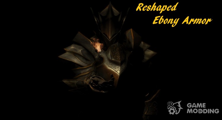 Reshaped Ebony Armor for TES V: Skyrim