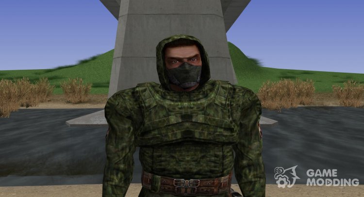 Miembro de la agrupación los Liquidadores de S. T. A. L. K. E. R v.1 para GTA San Andreas