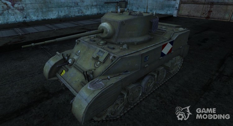 M5 Stuart Da7K для World Of Tanks