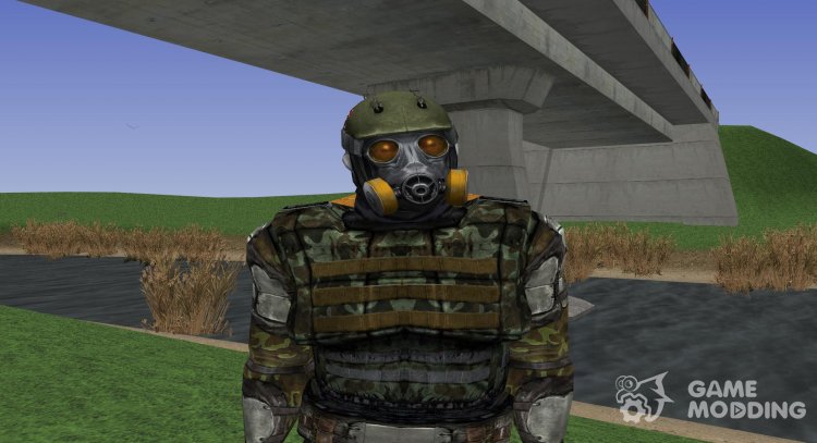 Member group Team Th in the exoskeleton without servos of S. T. A. L. K. E. R for GTA San Andreas