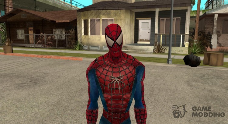 Spider man is an enemy in reflection for GTA San Andreas
