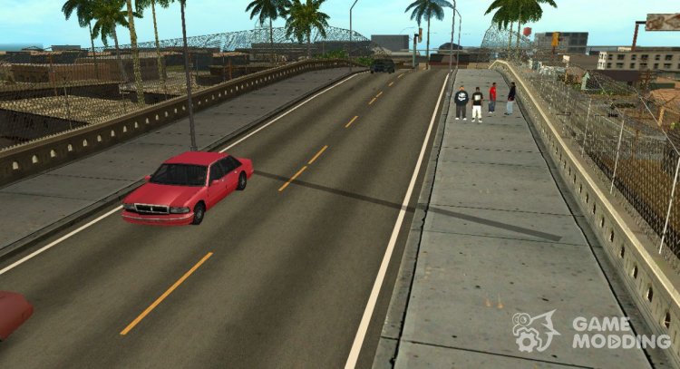 Дороги как в США для GTA San Andreas