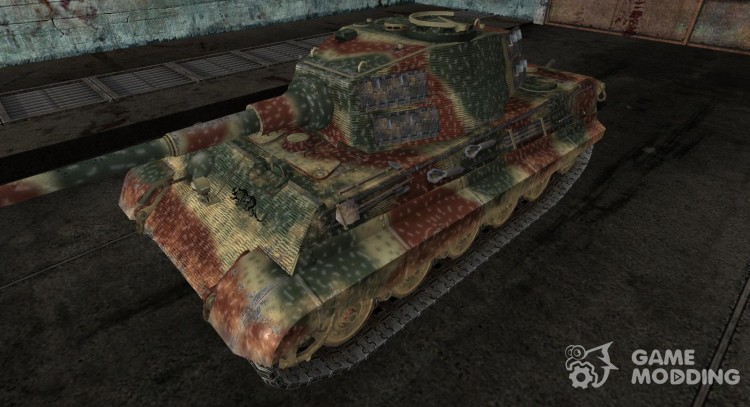 PzKpfW VIB tigre II (actualización. Dorisovano herramienta) para World Of Tanks