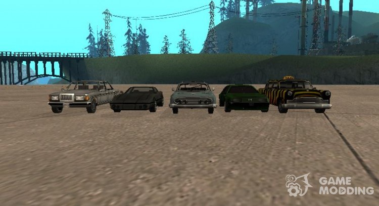 Пак машин из GTA Vice City (By StuartLittle) для GTA San Andreas
