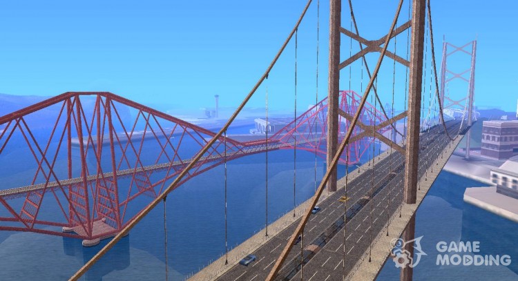 New textures of three bridges in SF for GTA San Andreas