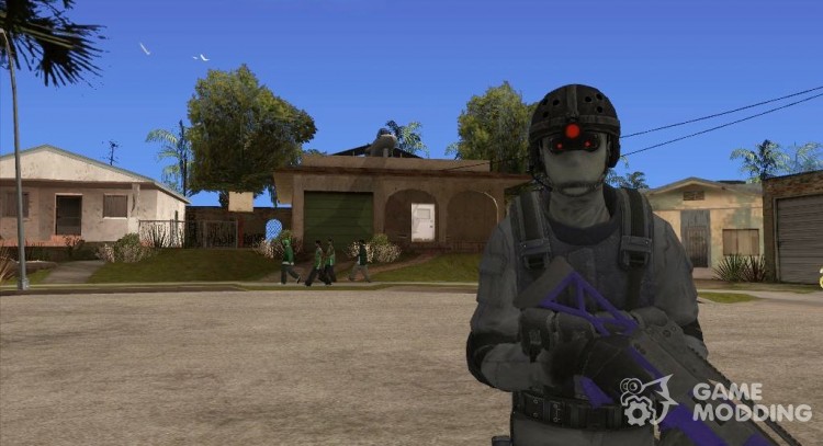 Skin HD Umbrella Soldier v2 для GTA San Andreas
