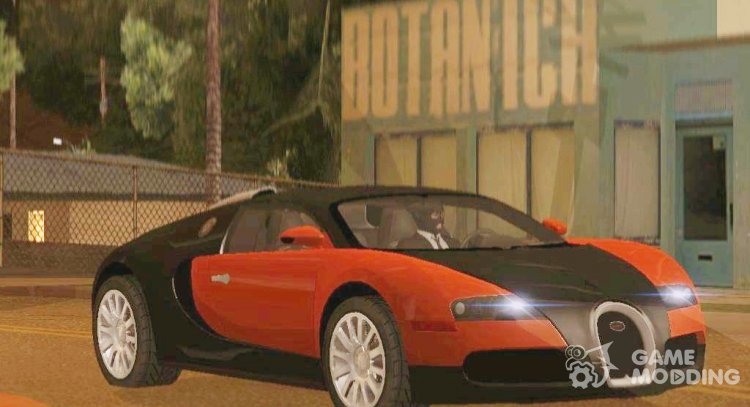 Bugatti Veyron Super Sport (Add-On: Automatic Spoiler) для GTA San Andreas