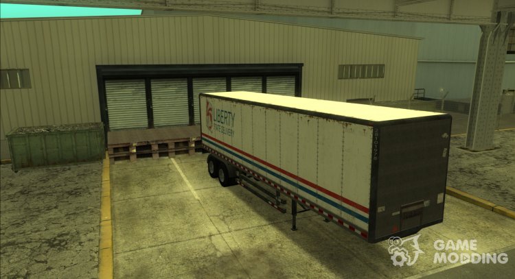GTA V Brute Cargo Trailer for GTA San Andreas