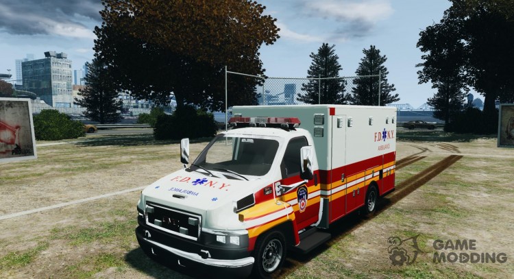 GMC C4500 Ambulance [ELS] para GTA 4