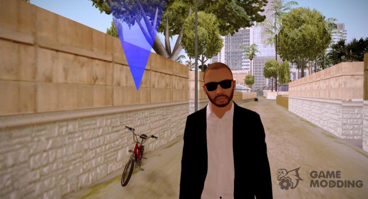 El hombre en el traje negro HD GTA Online para GTA San Andreas
