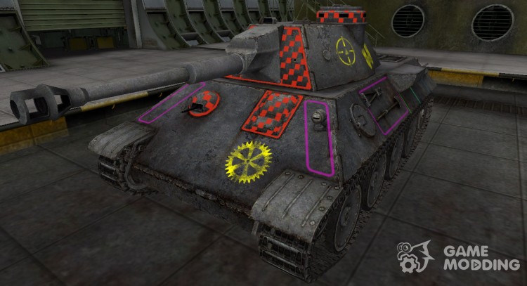 Контурные зоны пробития VK 30.02 (D) для World Of Tanks