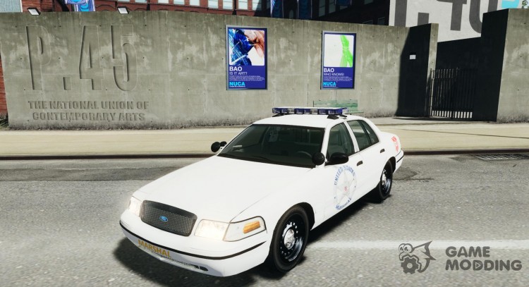 Ford Crown Victoria-US Marshal for GTA 4