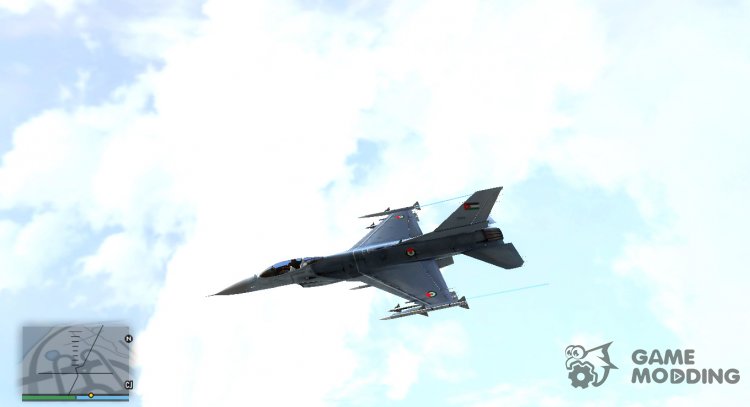 F-16 Fighting Falcon-jordan for GTA San Andreas