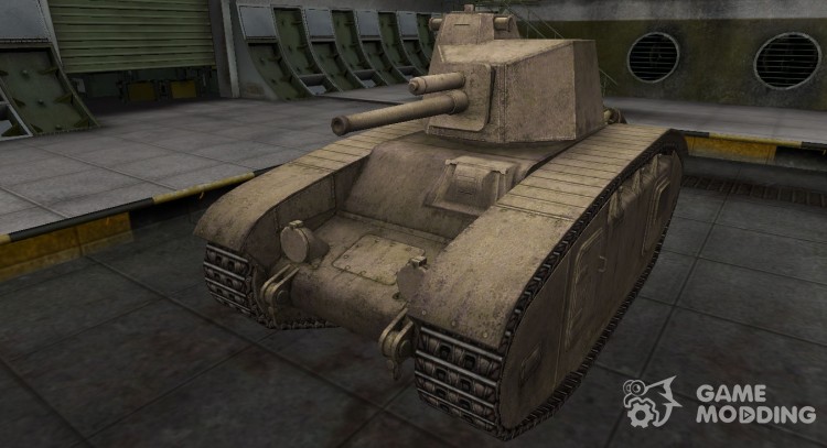 A deserted French skin for BDR G1B for World Of Tanks