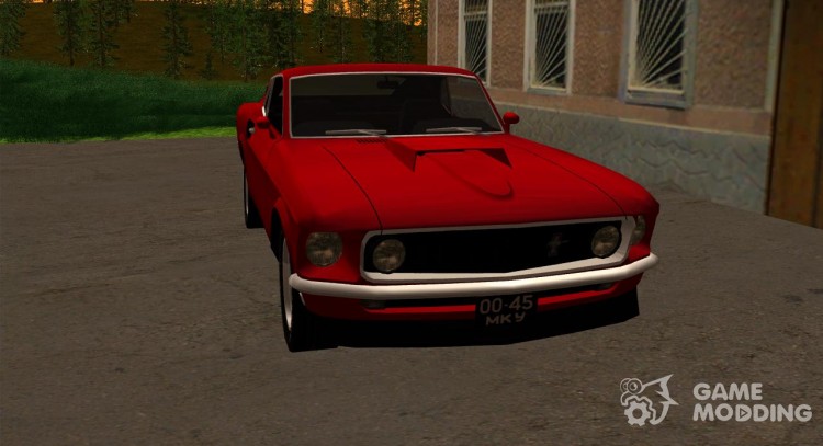 Ford Mustang Boss 429 Import version (USA to USSR) для GTA San Andreas