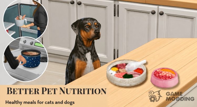 Mejor Nutrición para Mascotas para Sims 4