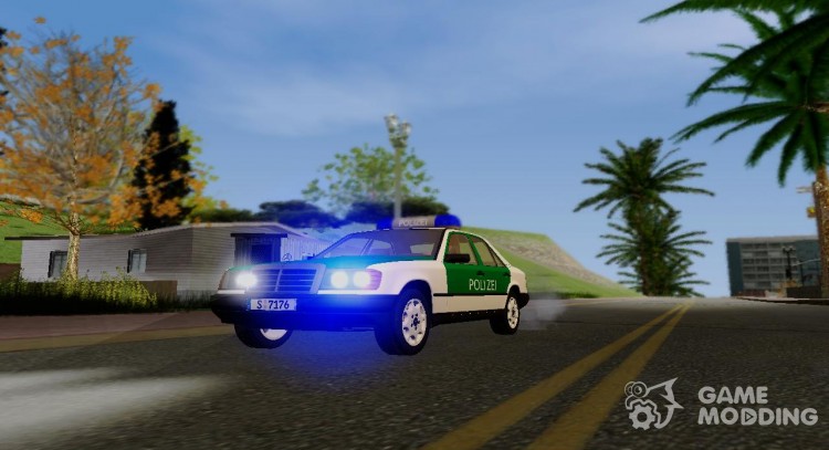 Mercedes-Benz E-Klasse W124 1993 Полиция Германии для GTA San Andreas