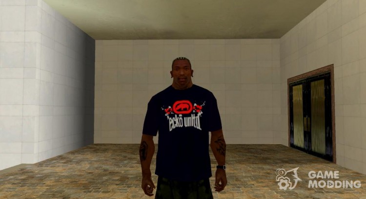 Black Ecko Unltd T-shirt para GTA San Andreas