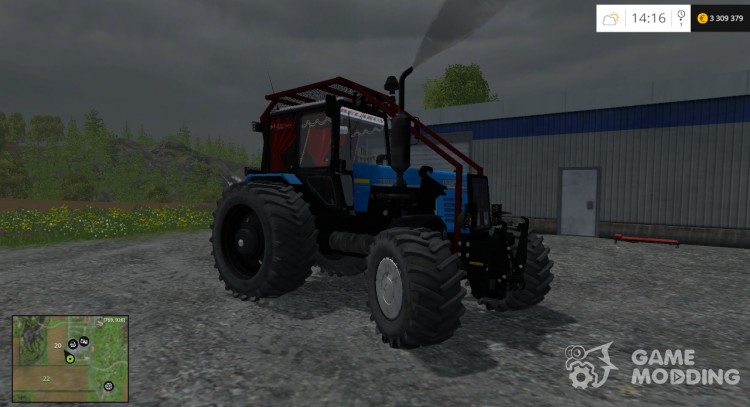 MTZ Belarus 1221 Forest v 2.0 for Farming Simulator 2015