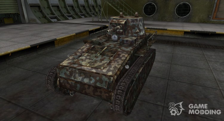 Mountain camouflage for Leichttraktor for World Of Tanks