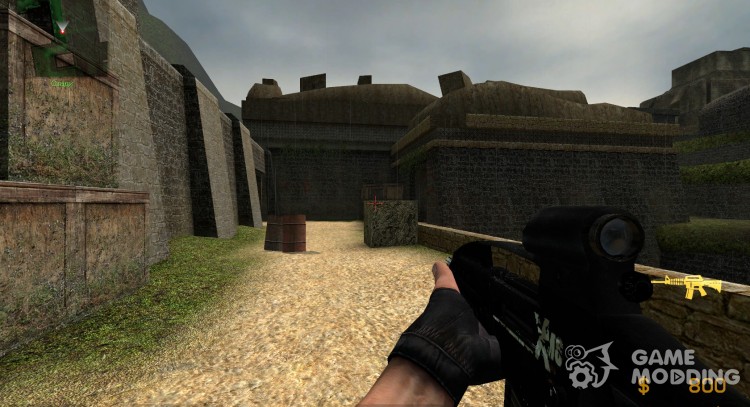 Re-Done Black Ops Xm8 (other Black Xm8 Is Deleted) for Counter-Strike Source
