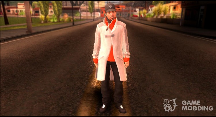 Aiden Pearce from Watch Dogs v7 для GTA San Andreas