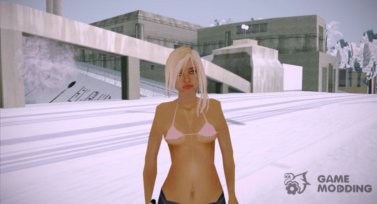 New woman light behavior (change of head) for GTA San Andreas