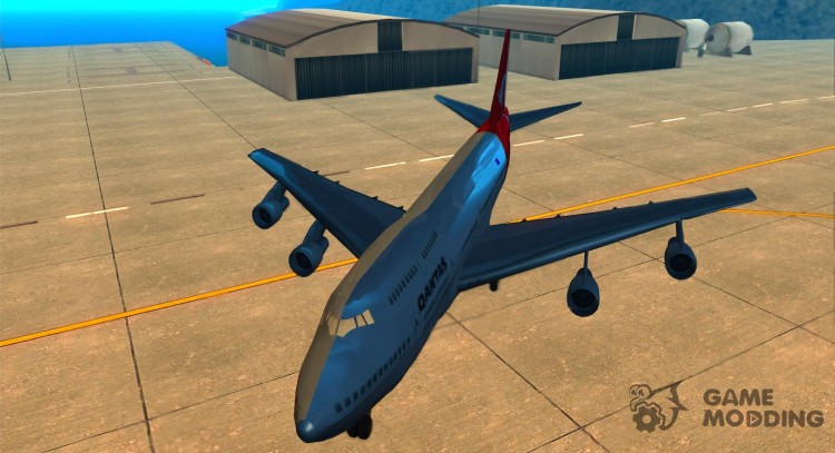 Boeing 747-400 de Qantas para GTA San Andreas