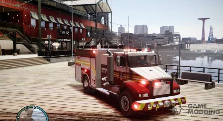 El nuevo camión de bomberos para GTA 4