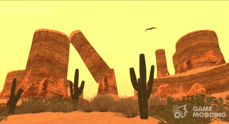 High poly desert для GTA San Andreas